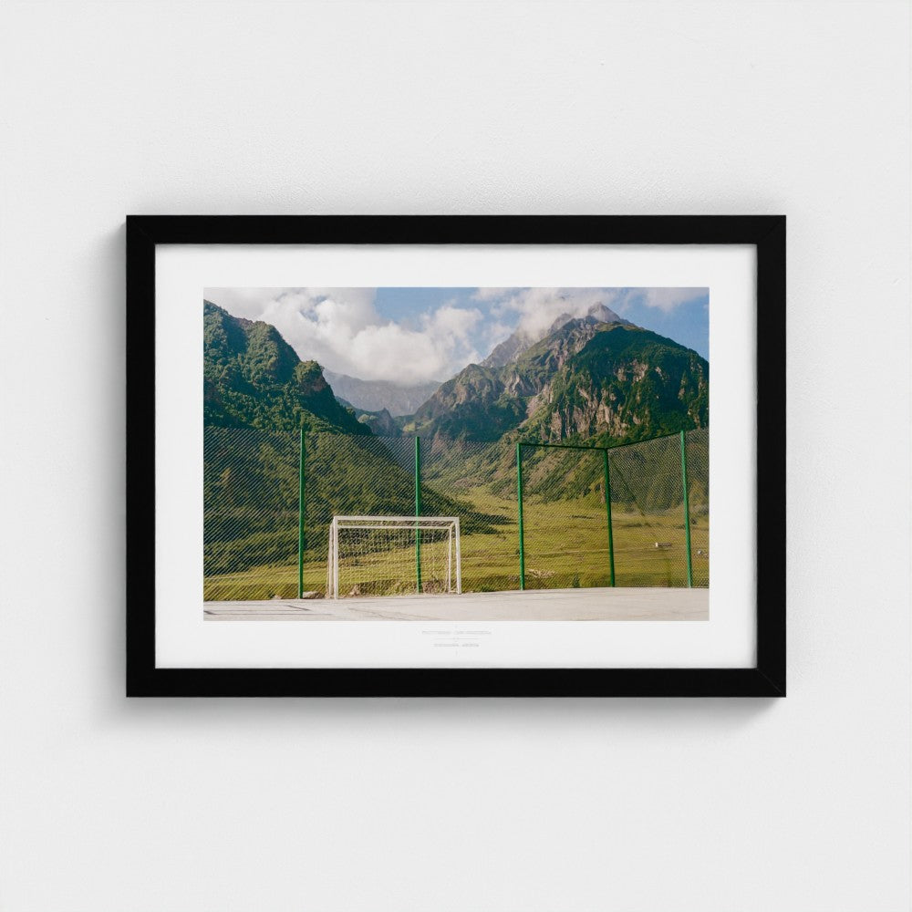 Football Pitch Print - Goristsikhe, Georgia | Footy Dreams