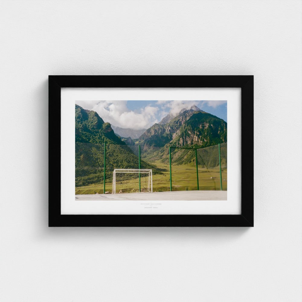 Football Pitch Print - Goristsikhe, Georgia | Footy Dreams