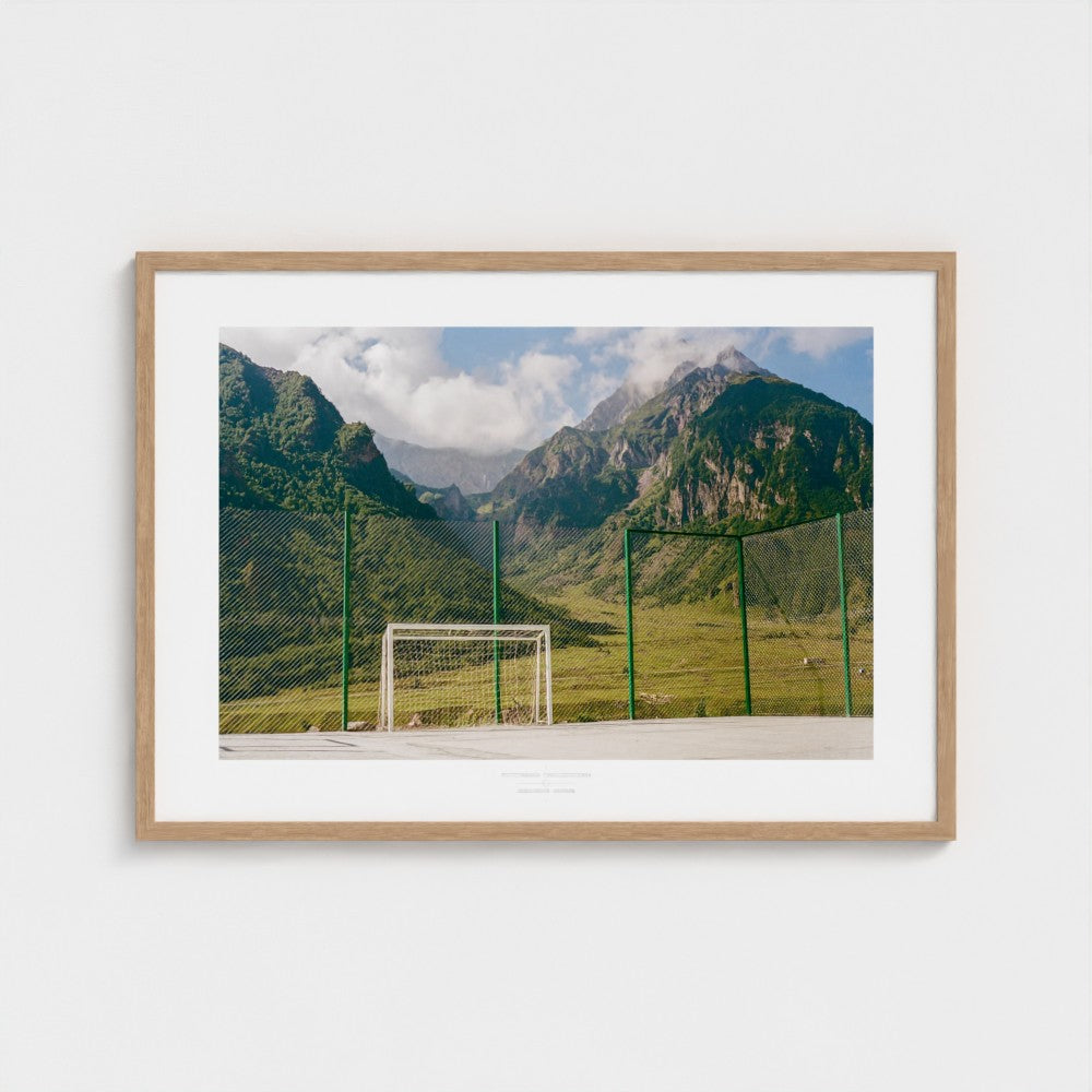 Football Pitch Print - Goristsikhe, Georgia | Footy Dreams