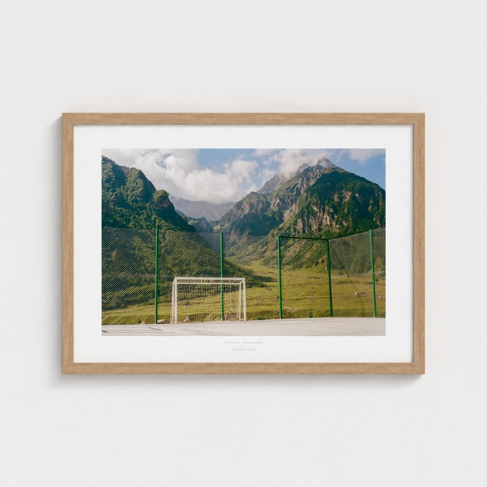 Football Pitch Print - Goristsikhe, Georgia | Footy Dreams