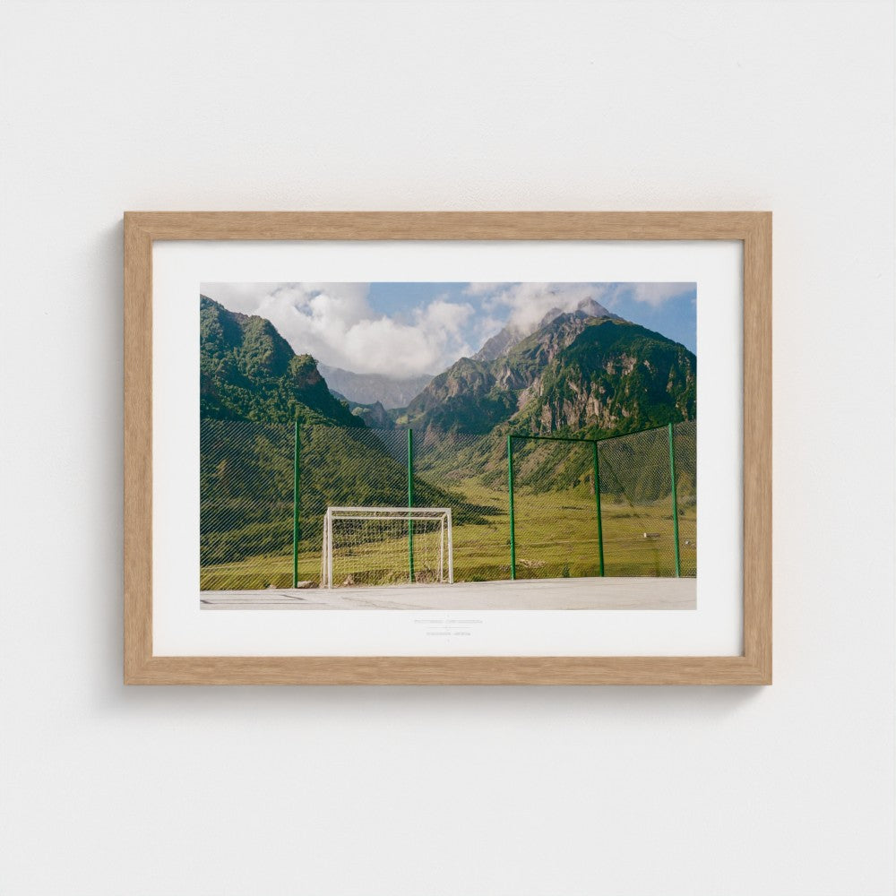 Football Pitch Print - Goristsikhe, Georgia | Footy Dreams
