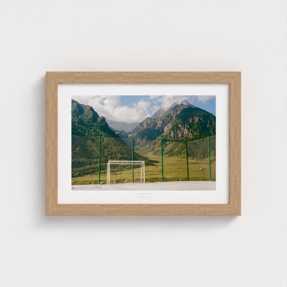 Football Pitch Print - Goristsikhe, Georgia | Footy Dreams