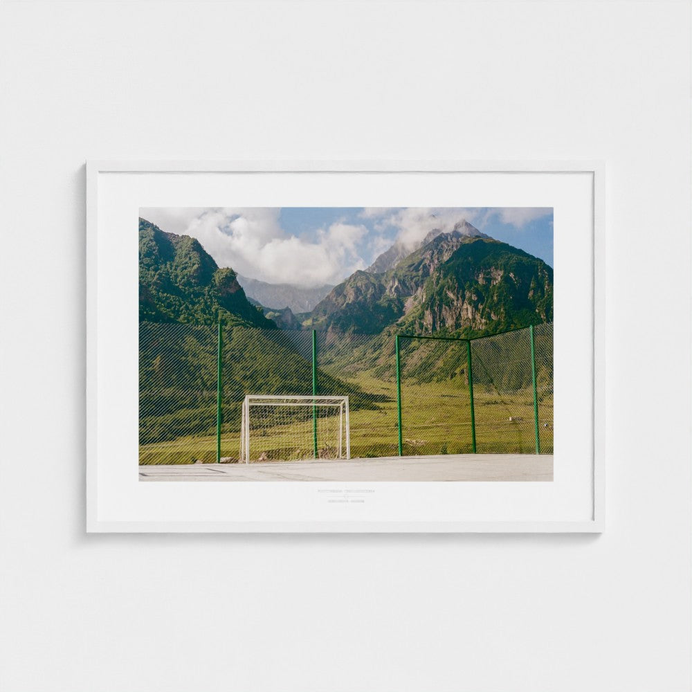 Football Pitch Print - Goristsikhe, Georgia | Footy Dreams