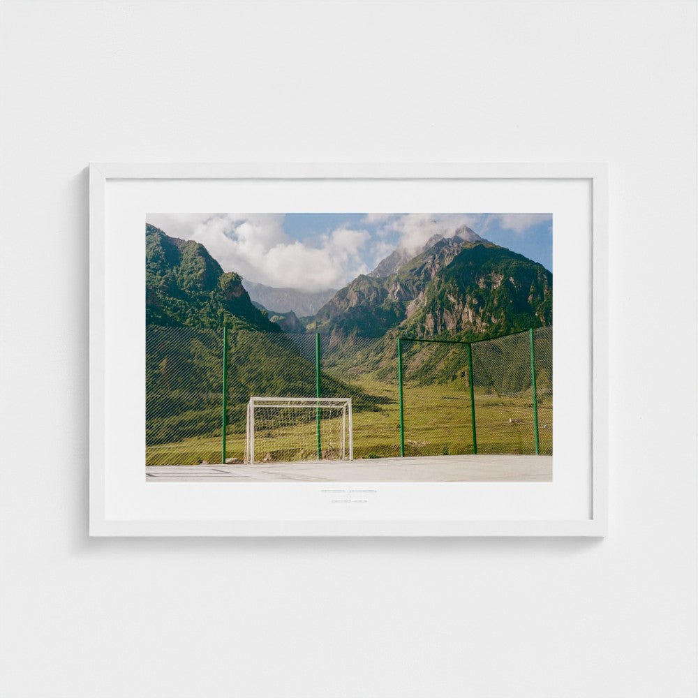 Football Pitch Print - Goristsikhe, Georgia | Footy Dreams