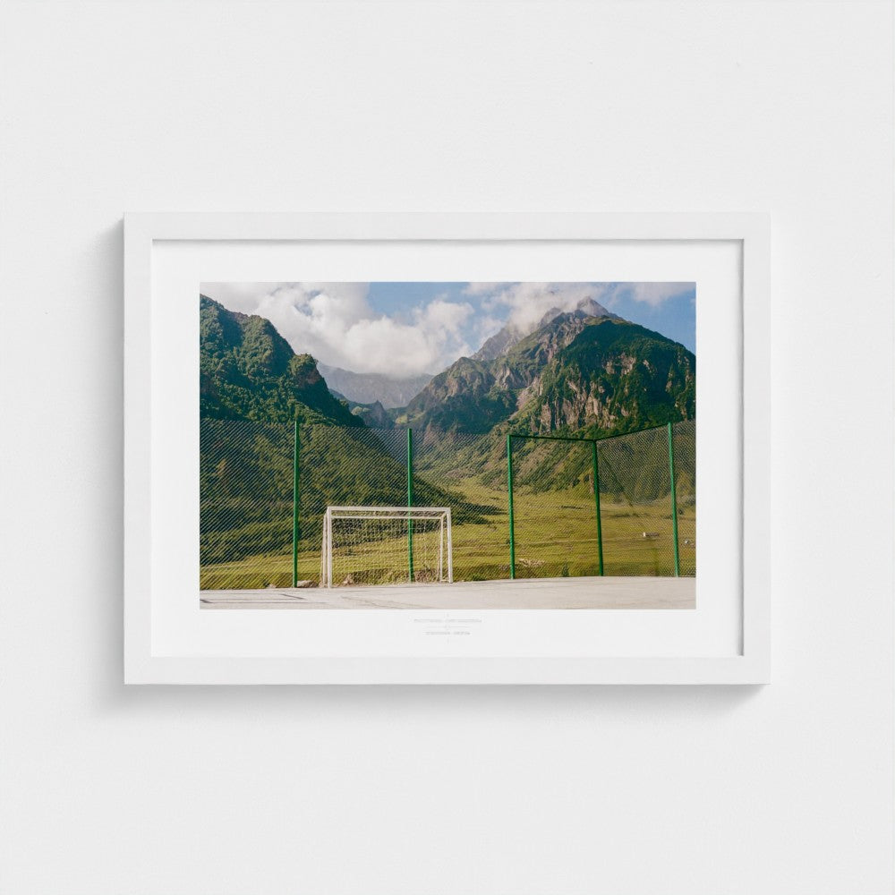 Football Pitch Print - Goristsikhe, Georgia | Footy Dreams