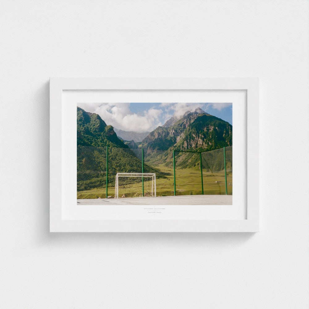 Football Pitch Print - Goristsikhe, Georgia | Footy Dreams