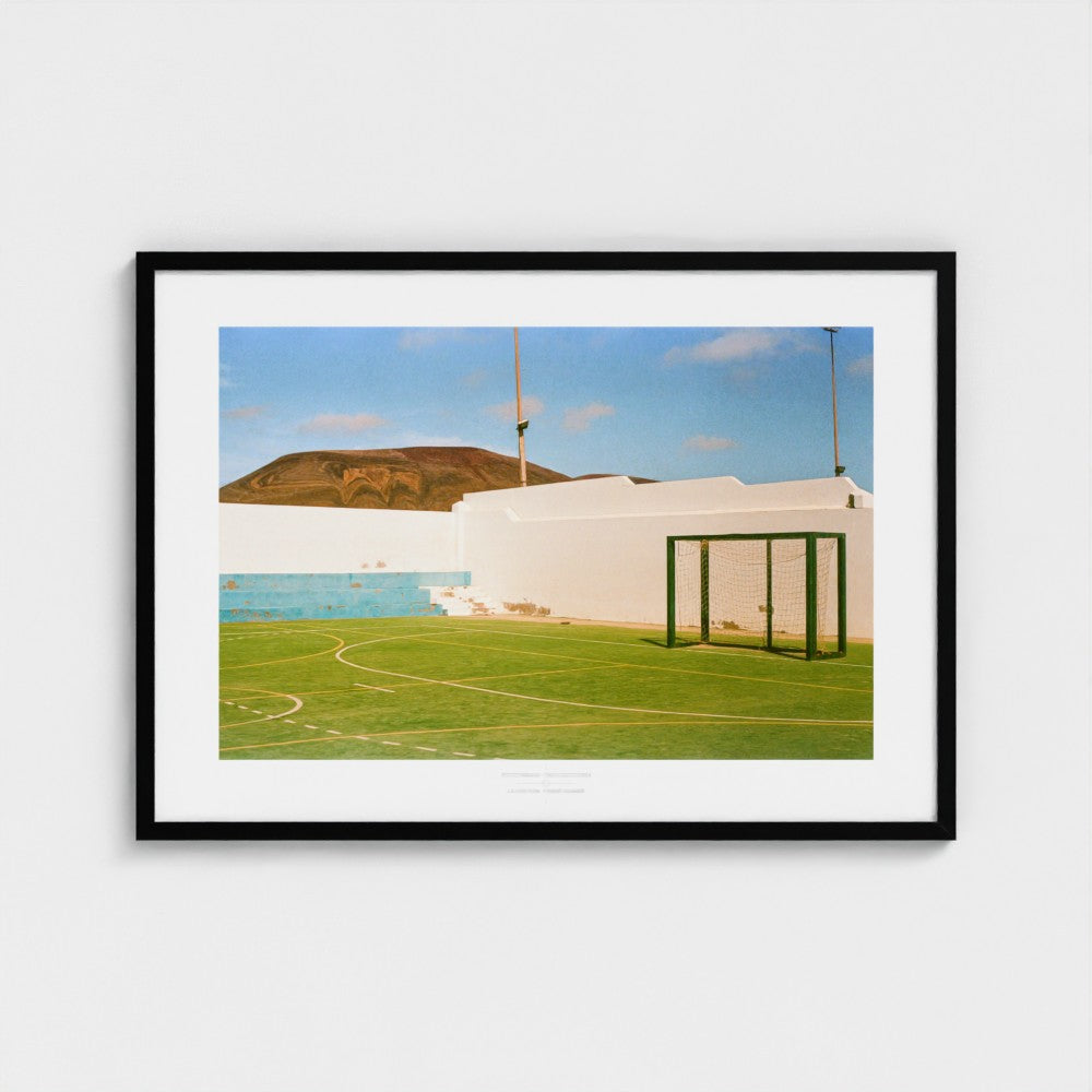 Football Pitch Print - La Graciosa, Canary Islands | Footy Dreams