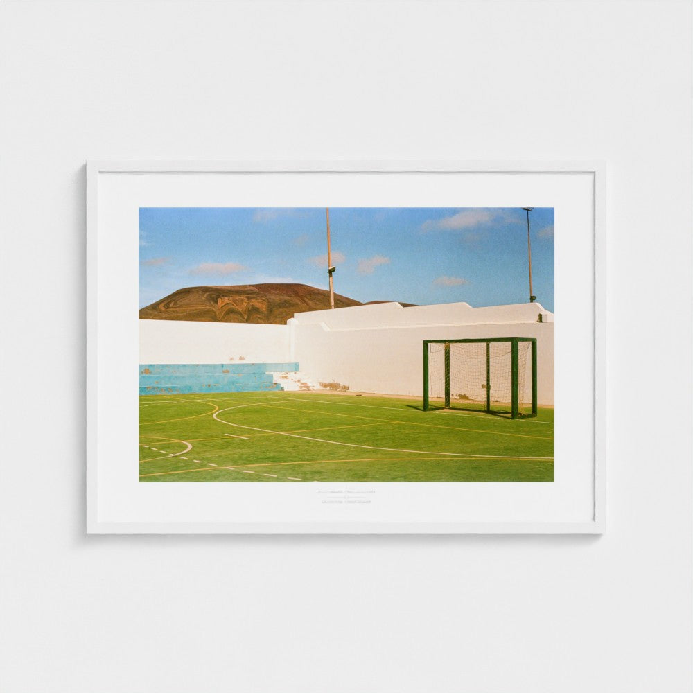 Football Pitch Print - La Graciosa, Canary Islands | Footy Dreams