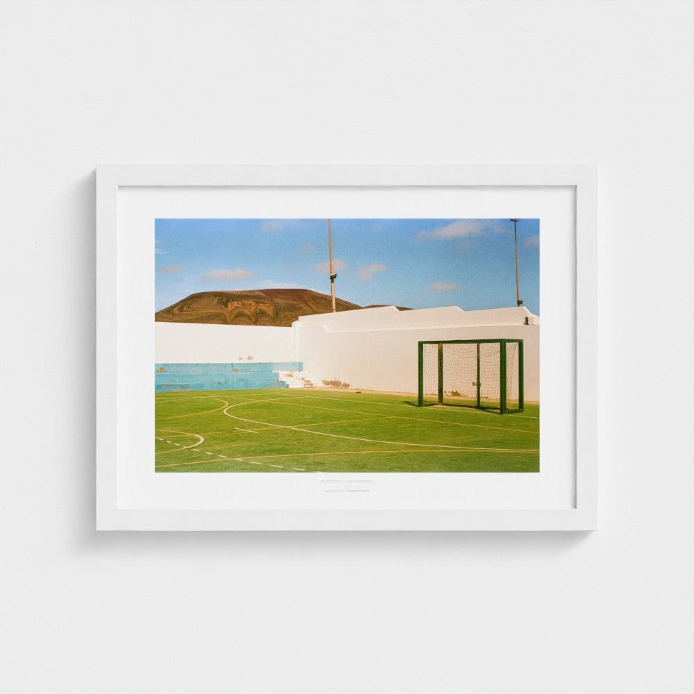 Football Pitch Print - La Graciosa, Canary Islands | Footy Dreams