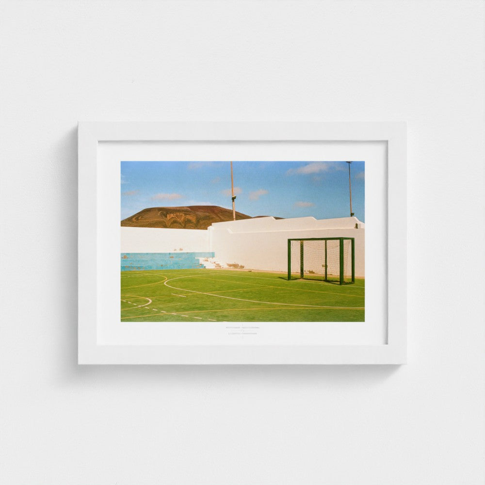 Football Pitch Print - La Graciosa, Canary Islands | Footy Dreams
