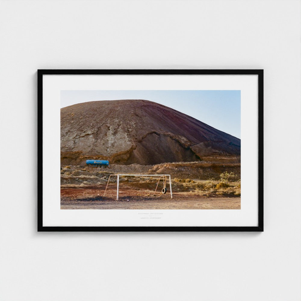 Football Pitch Print - Lanzarote, Canary Islands | Footy Dreams
