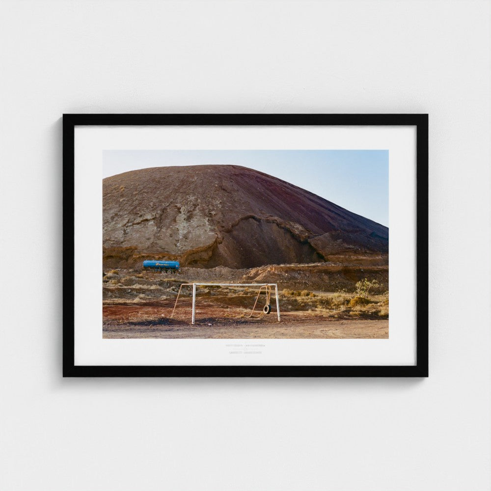 Football Pitch Print - Lanzarote, Canary Islands | Footy Dreams