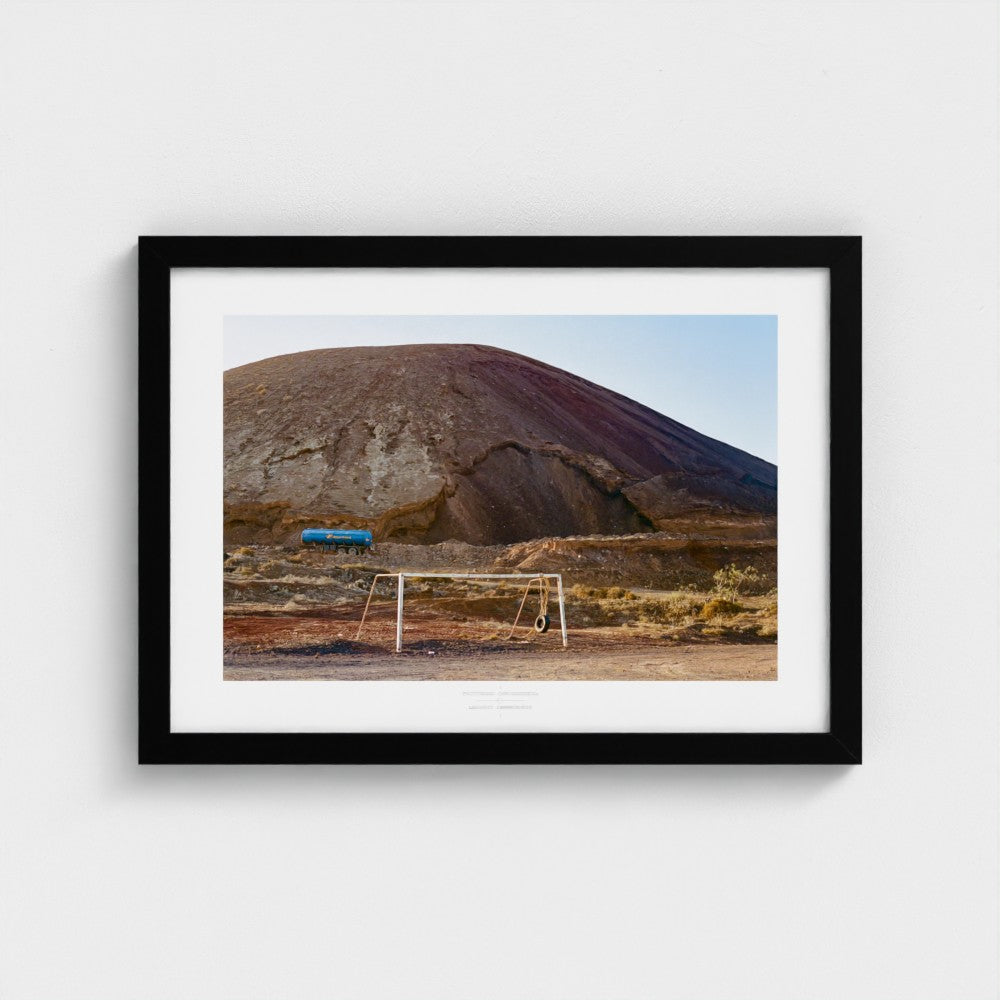Football Pitch Print - Lanzarote, Canary Islands | Footy Dreams