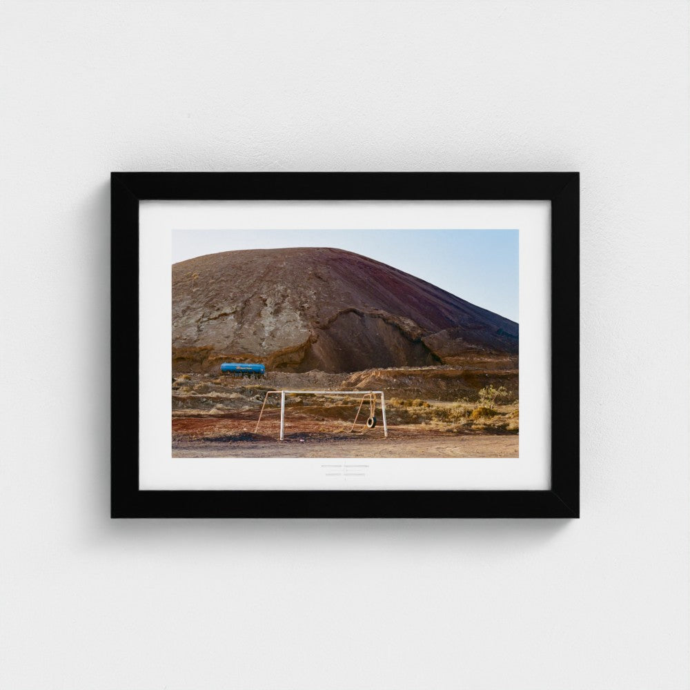 Football Pitch Print - Lanzarote, Canary Islands | Footy Dreams