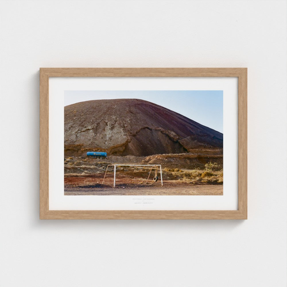 Football Pitch Print - Lanzarote, Canary Islands | Footy Dreams