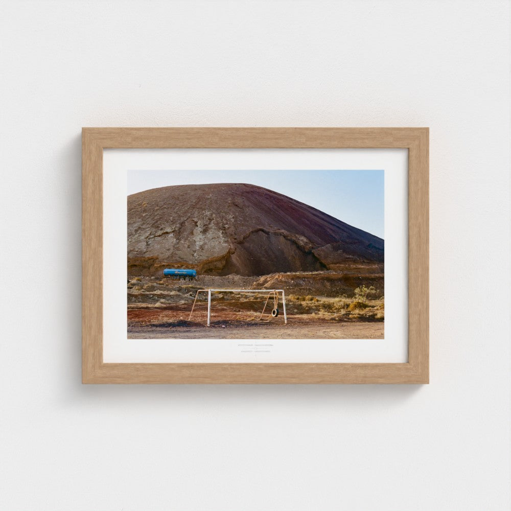 Football Pitch Print - Lanzarote, Canary Islands | Footy Dreams