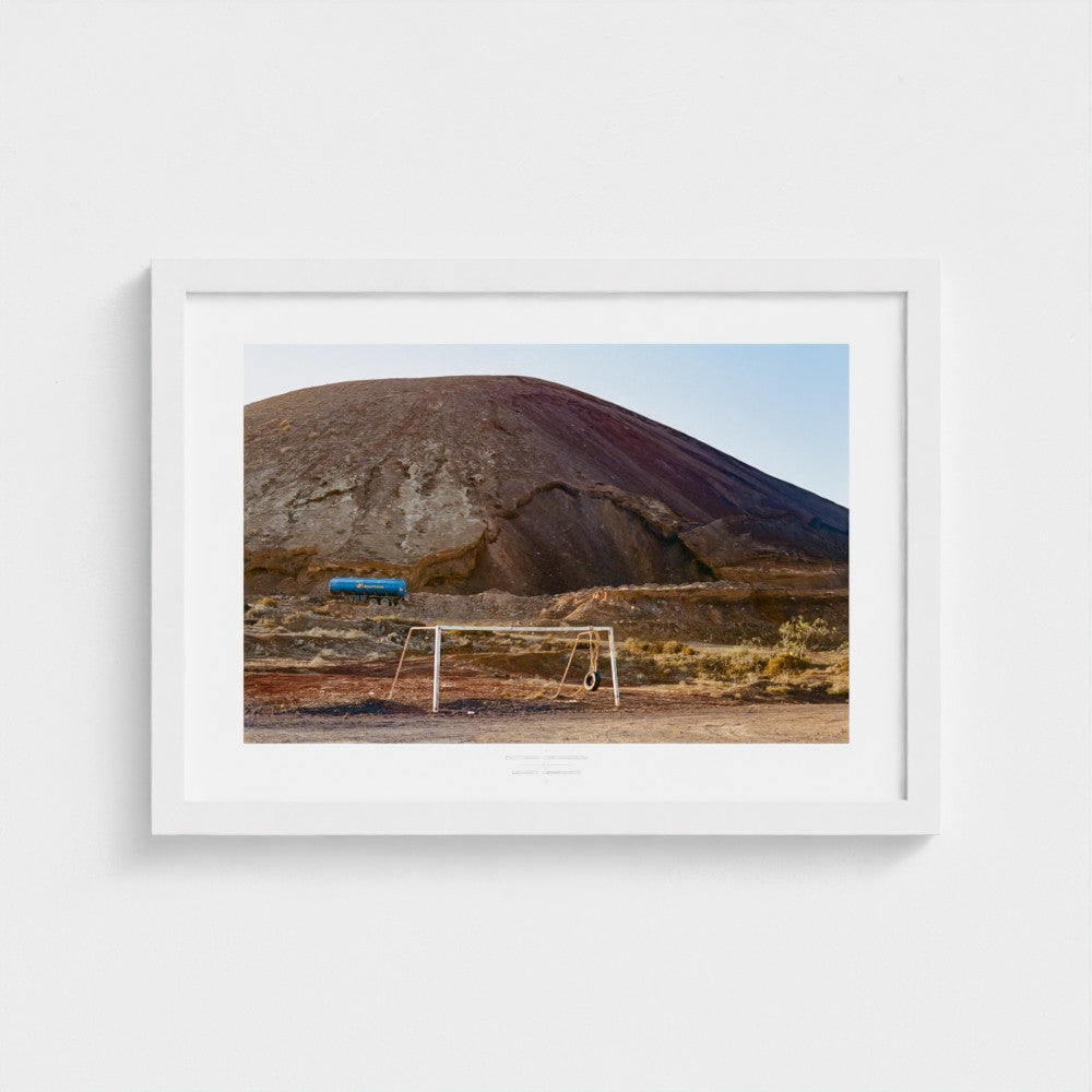 Football Pitch Print - Lanzarote, Canary Islands | Footy Dreams