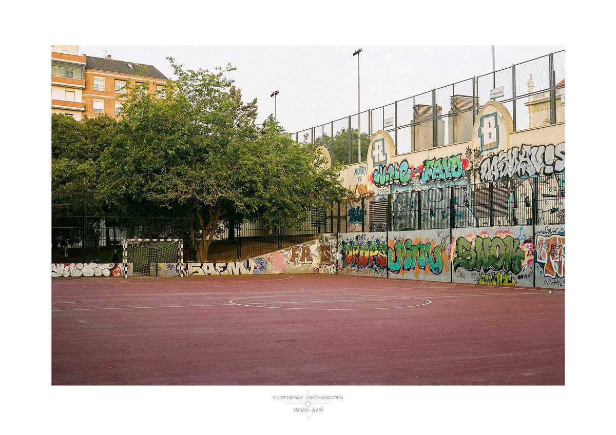 Football Pitch Print - Madrid, Spain | Footy Dreams
