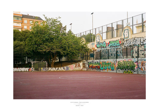 Football Pitch Print - Madrid, Spain | Footy Dreams