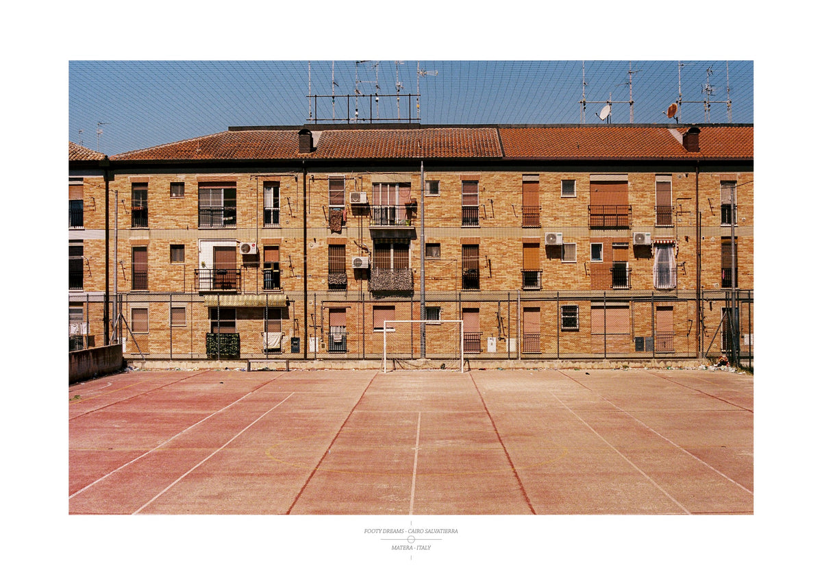 Football Pitch Print - Matera, Italy | Footy Dreams