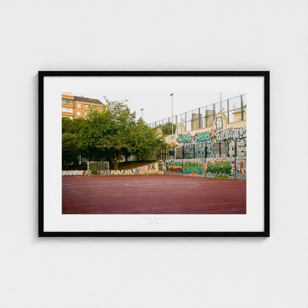 Football Pitch Print - Madrid, Spain | Footy Dreams