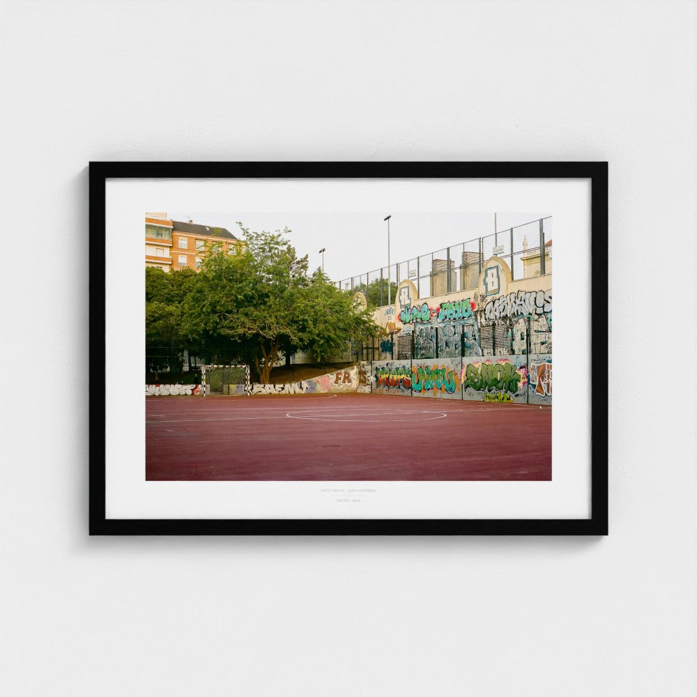 Football Pitch Print - Madrid, Spain | Footy Dreams