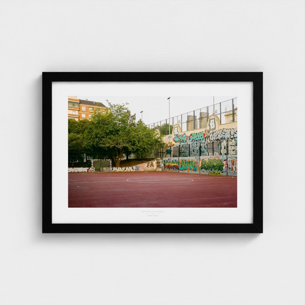 Football Pitch Print - Madrid, Spain | Footy Dreams