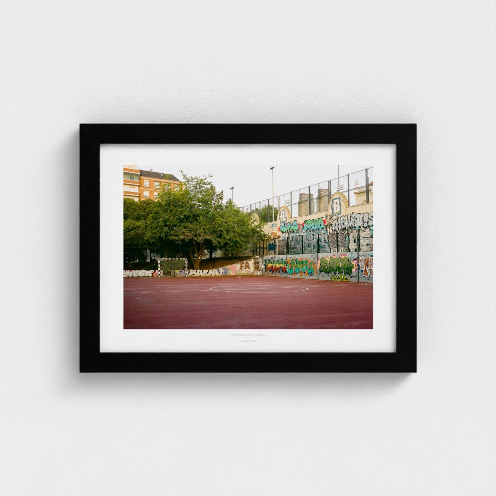 Football Pitch Print - Madrid, Spain | Footy Dreams