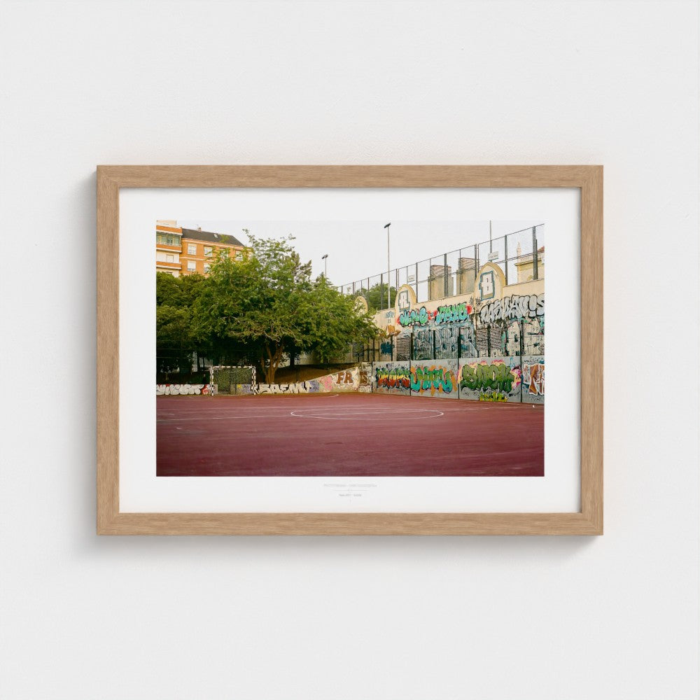 Football Pitch Print - Madrid, Spain | Footy Dreams