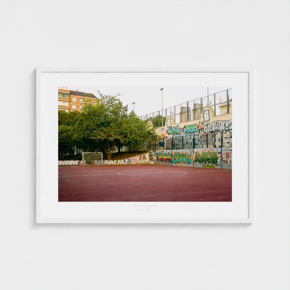 Football Pitch Print - Madrid, Spain | Footy Dreams