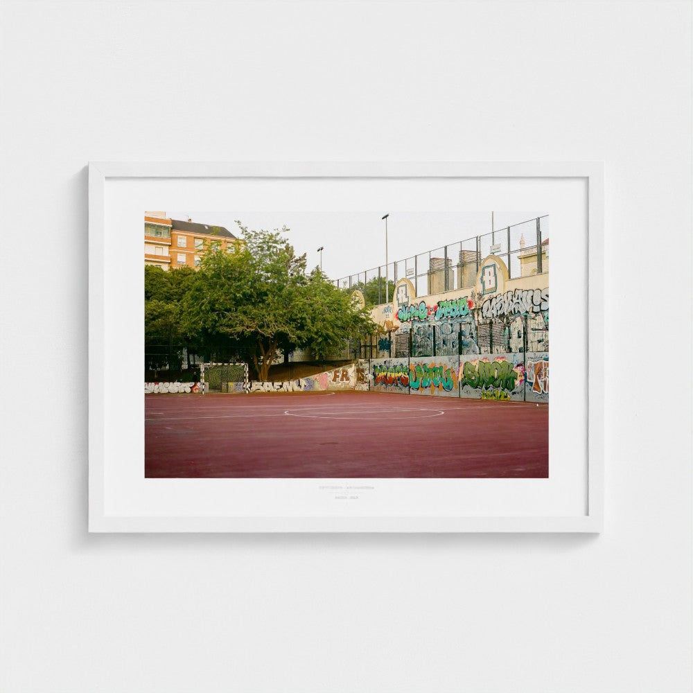 Football Pitch Print - Madrid, Spain | Footy Dreams