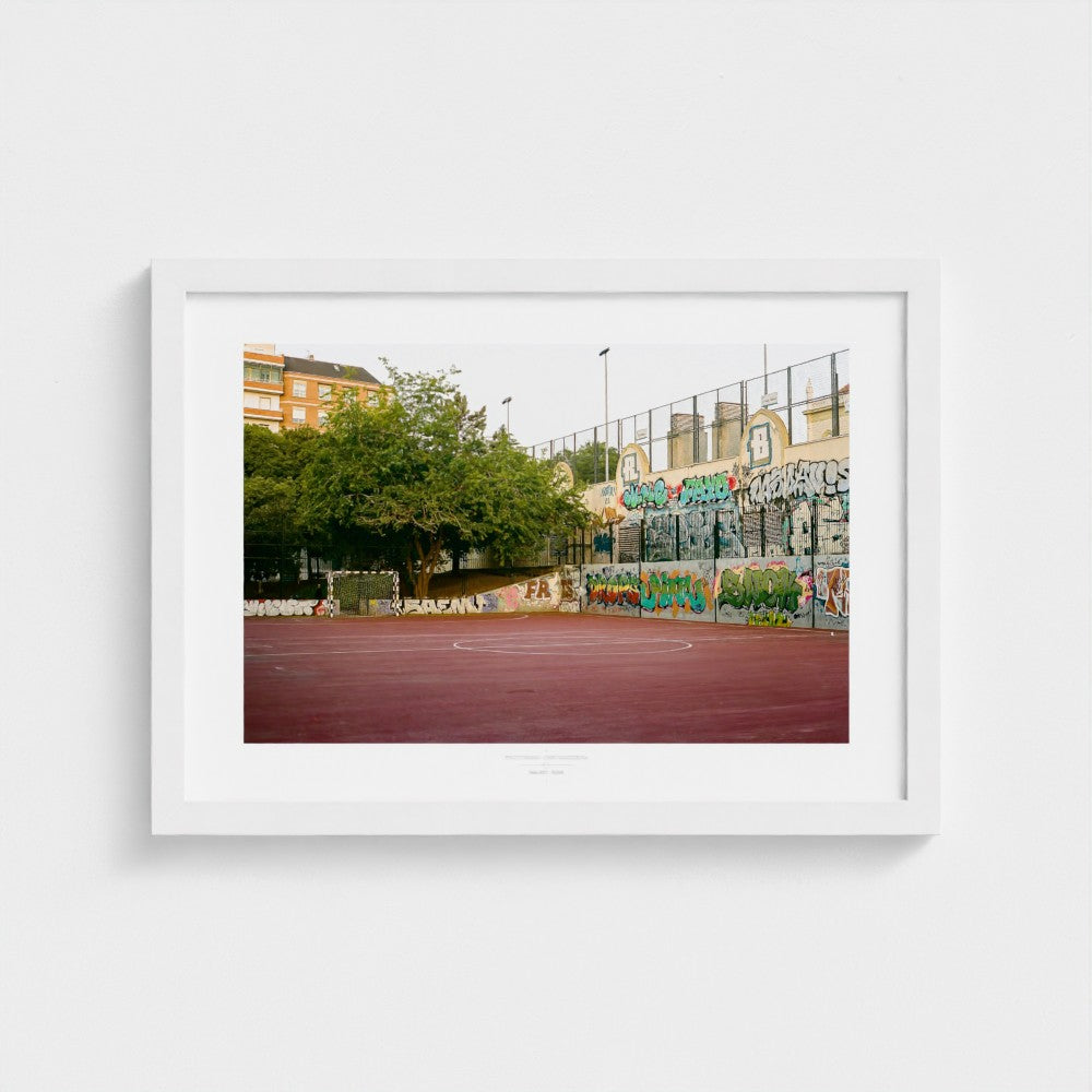 Football Pitch Print - Madrid, Spain | Footy Dreams