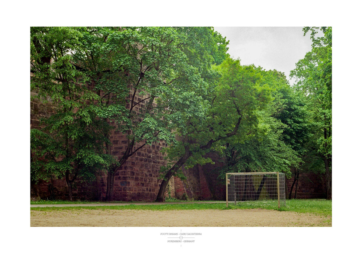 Football Pitch Print - Nuremberg (Old Town), Germany | Footy Dreams