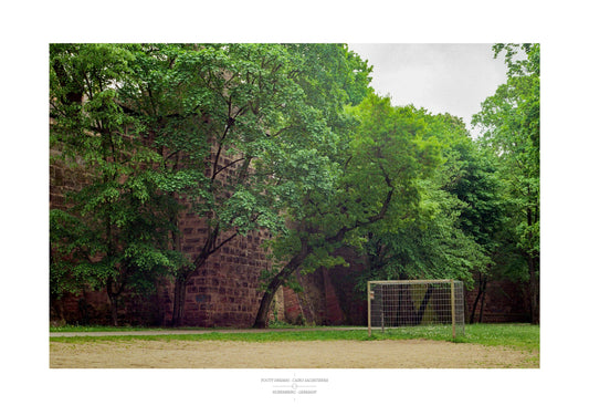 Football Pitch Print - Nuremberg (Old Town), Germany | Footy Dreams