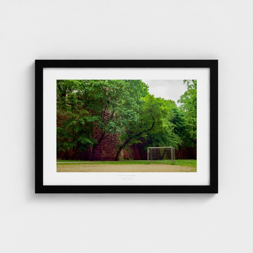 Football Pitch Print - Nuremberg (Old Town), Germany | Footy Dreams
