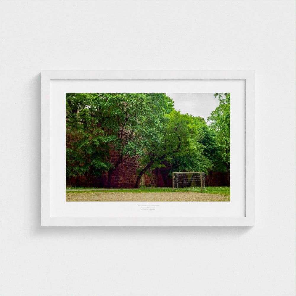 Football Pitch Print - Nuremberg (Old Town), Germany | Footy Dreams