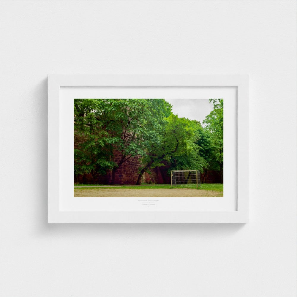 Football Pitch Print - Nuremberg (Old Town), Germany | Footy Dreams