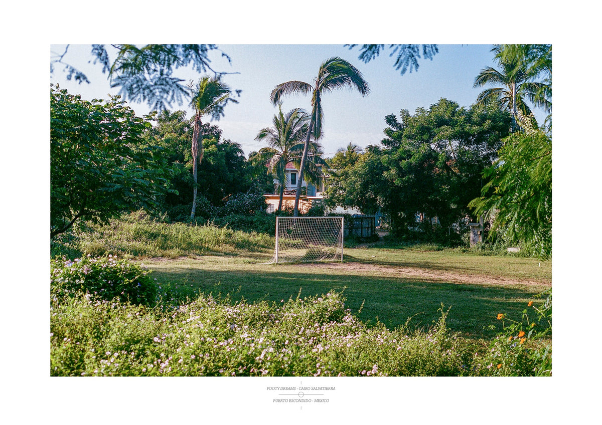 Football Pitch Print - Puerto Escondido, Mexico | Footy Dreams