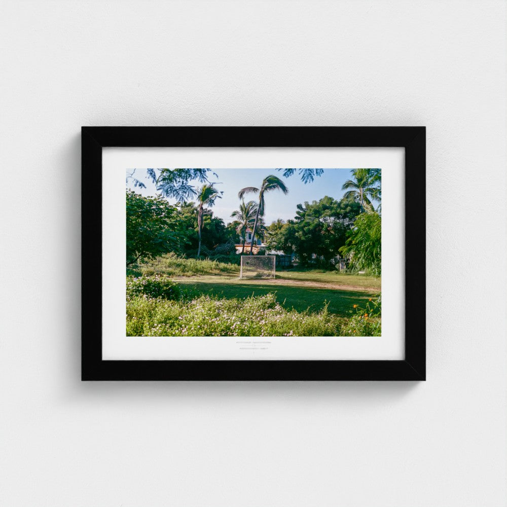 Football Pitch Print - Puerto Escondido, Mexico | Footy Dreams
