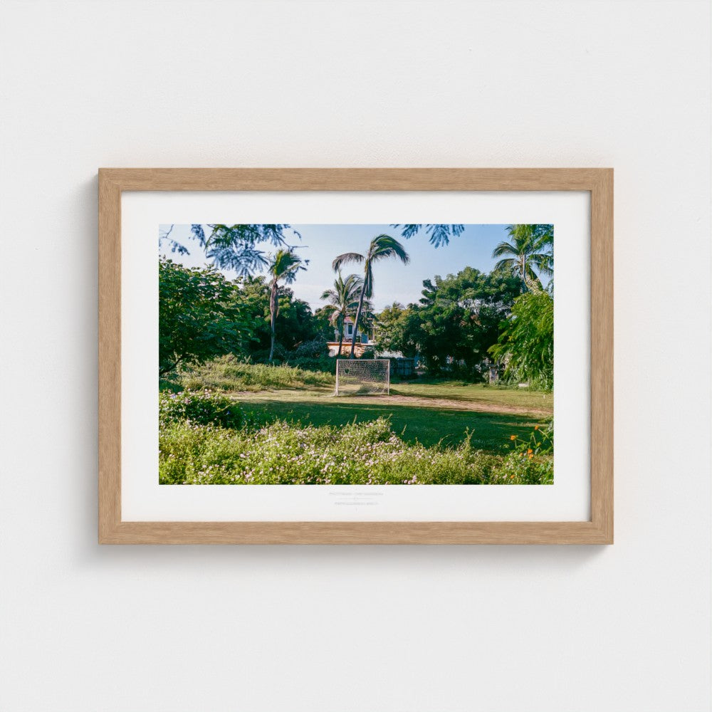 Football Pitch Print - Puerto Escondido, Mexico | Footy Dreams
