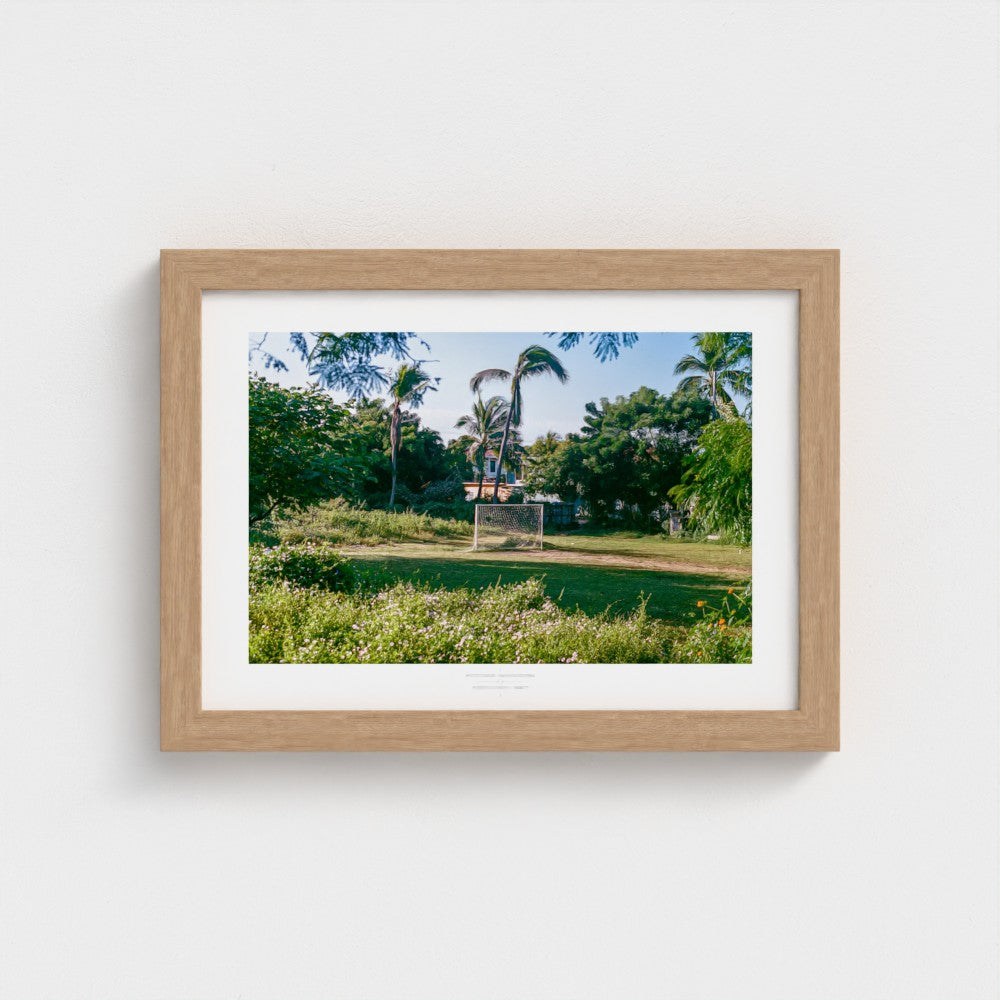 Football Pitch Print - Puerto Escondido, Mexico | Footy Dreams