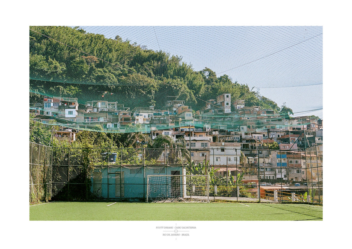 Football Pitch Print - Rio de Janeiro (Comunidade), Brazil | Footy Dreams