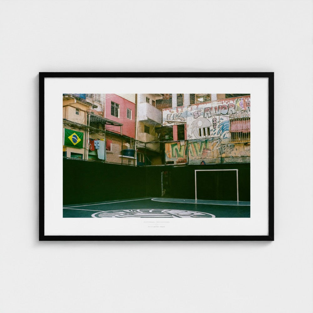 Football Pitch Print - Rio de Janeiro (Street), Brazil | Footy Dreams