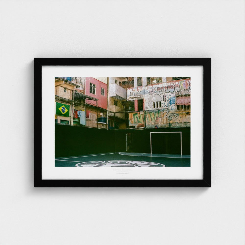 Football Pitch Print - Rio de Janeiro (Street), Brazil | Footy Dreams
