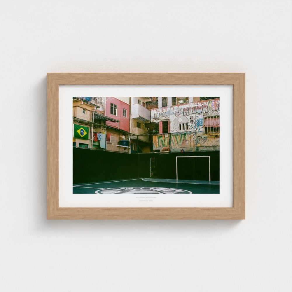 Football Pitch Print - Rio de Janeiro (Street), Brazil | Footy Dreams