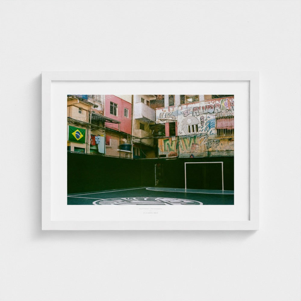 Football Pitch Print - Rio de Janeiro (Street), Brazil | Footy Dreams