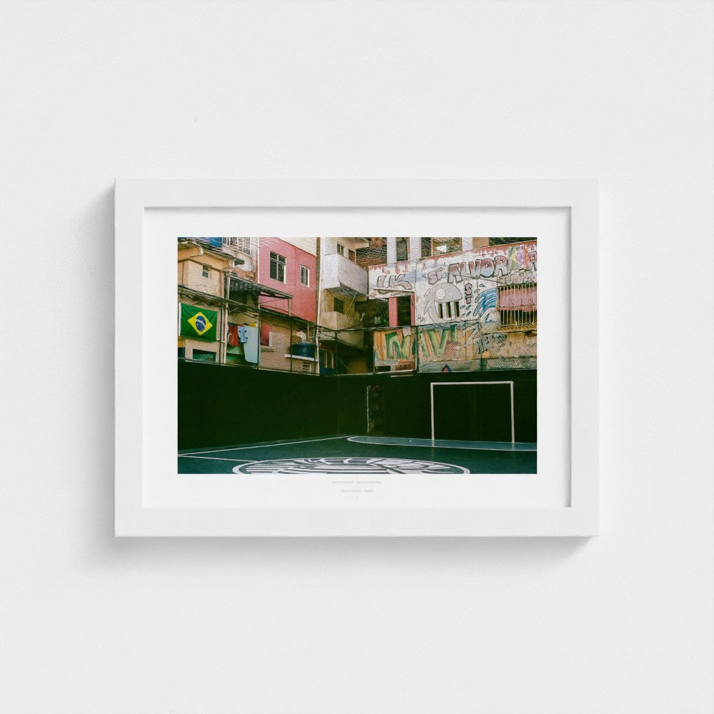 Football Pitch Print - Rio de Janeiro (Street), Brazil | Footy Dreams