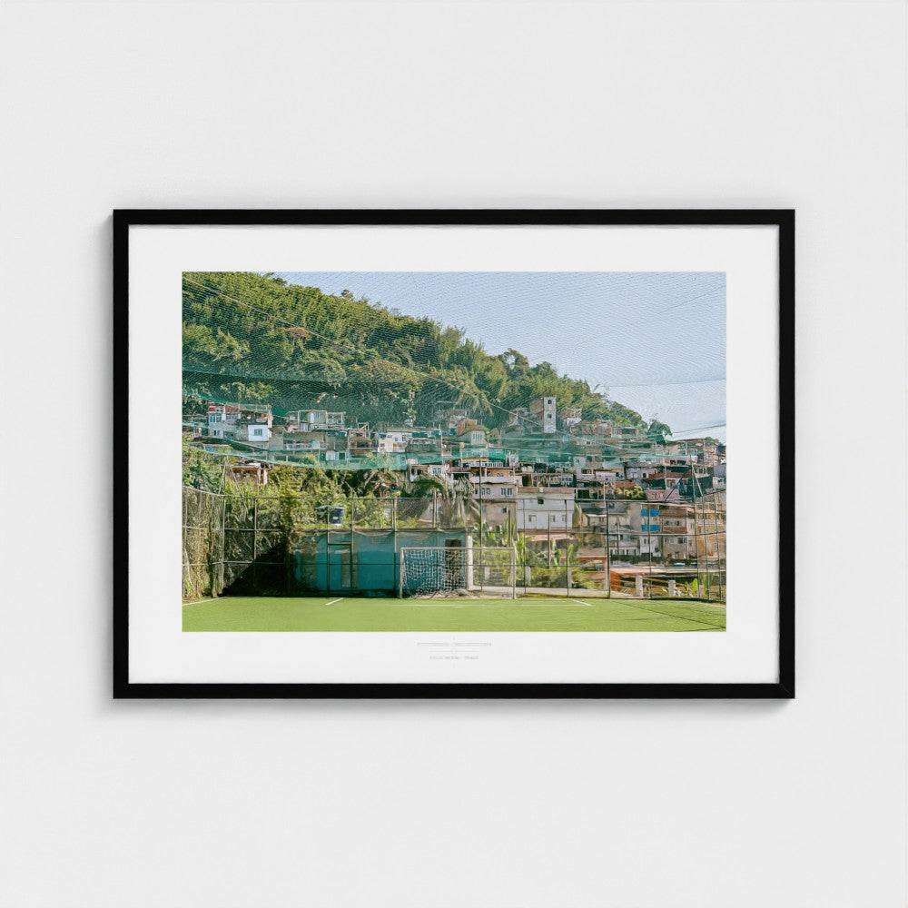 Football Pitch Print - Rio de Janeiro (Comunidade), Brazil | Footy Dreams