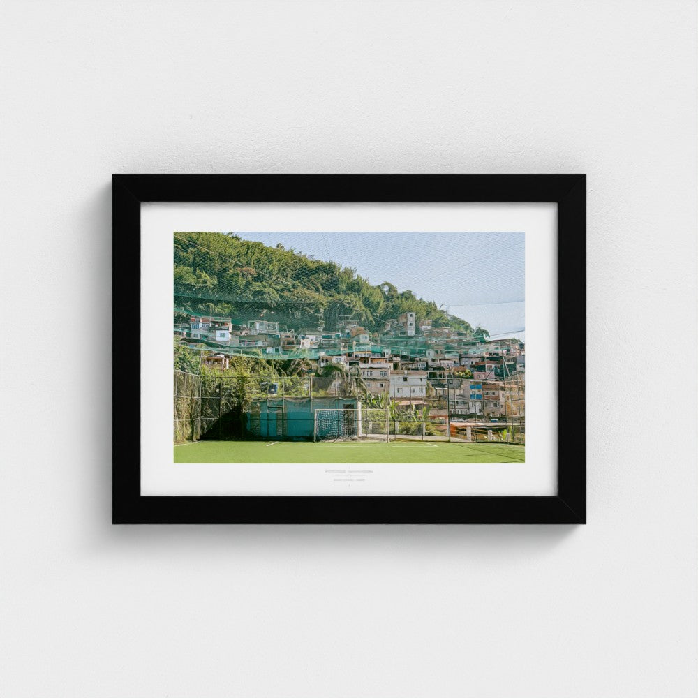 Football Pitch Print - Rio de Janeiro (Comunidade), Brazil | Footy Dreams