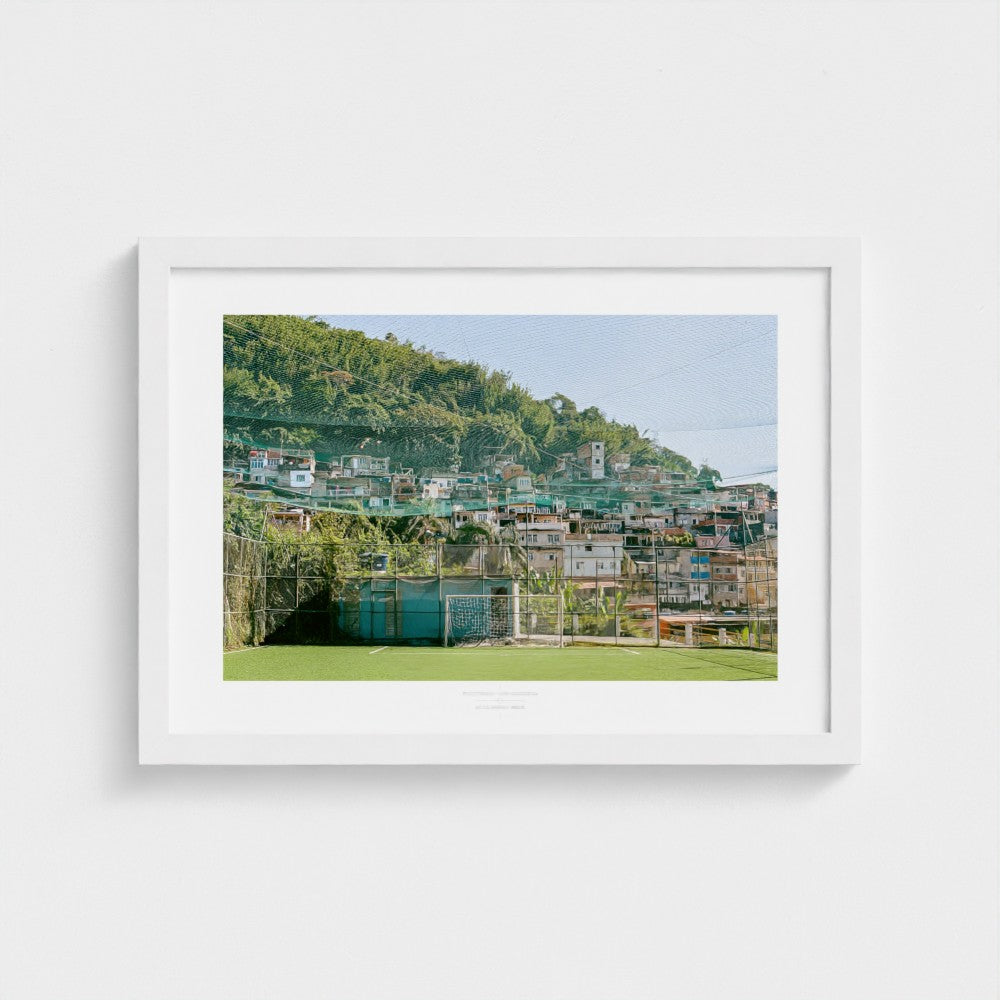 Football Pitch Print - Rio de Janeiro (Comunidade), Brazil | Footy Dreams